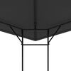 vidaXL Gazebo de jardim 3x3 m 160 g/m&sup2; antracite