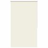 vidaXL Cortina de rolo blackout, 104,4 x 175 cm, largura do tecido 100 cm, branco-creme