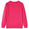 Sweatshirt para crian&ccedil;a rosa-brilhante 128
