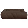 vidaXL Almofad&atilde;o p/ c&atilde;es com almofadas 89x75x19 cm oxford castanho