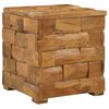 vidaXL Banqueta de Armazenamento Castanho 40 x 40 x 45 cm