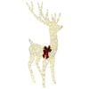 vidaXL Rena de Natal 3D LOVIISA 250 LED Branco quente 96 x 40 x 180 cm