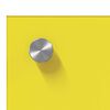 vidaXL Painel de cozinha 2 pcs Amarelo 70 x 50 cm vidro temperado