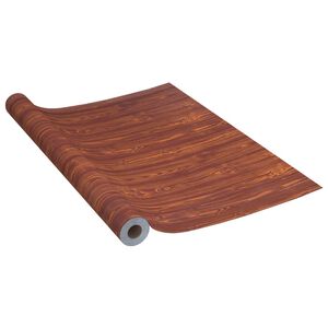 vidaXL Autocolante para m&oacute;veis 500x90 cm PVC cor madeira de ac&aacute;cia