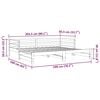 vidaXL Estrutura sof&aacute;-cama de puxar sem colch&atilde;o 80x200 cm branco