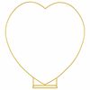 vidaXL Arco de Casamento Ouro 195 x 35 x 211 cm A&ccedil;o