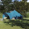 vidaXL Tenda Teepee com telhado Azul e Cinza 600 x 600 x 347 cm