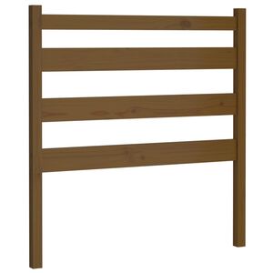 vidaXL Cabeceira de cama 96x4x100 cm pinho maci&ccedil;o castanho mel