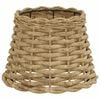 vidaXL Abajur &Oslash;20x15 cm vime castanho