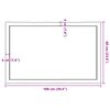 vidaXL Tampo de mesa c/ bordas vivas carvalho maci&ccedil;o n&atilde;o tratado