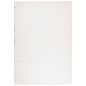 vidaXL Tapete shaggy de pelo alto PAMPLONA 140x200 cm creme