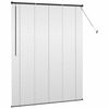 vidaXL Persiana de Janela com cortinas Manual Preto Alum&iacute;nio