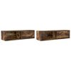vidaXL M&oacute;veis de TV 2pcs 100x31x25,5cm deriv. madeira carvalho fumado