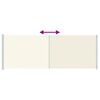 vidaXL Toldo lateral retr&aacute;til para p&aacute;tio 220x600 cm cor creme