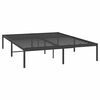 vidaXL Estrutura de cama 140x200 cm metal preto