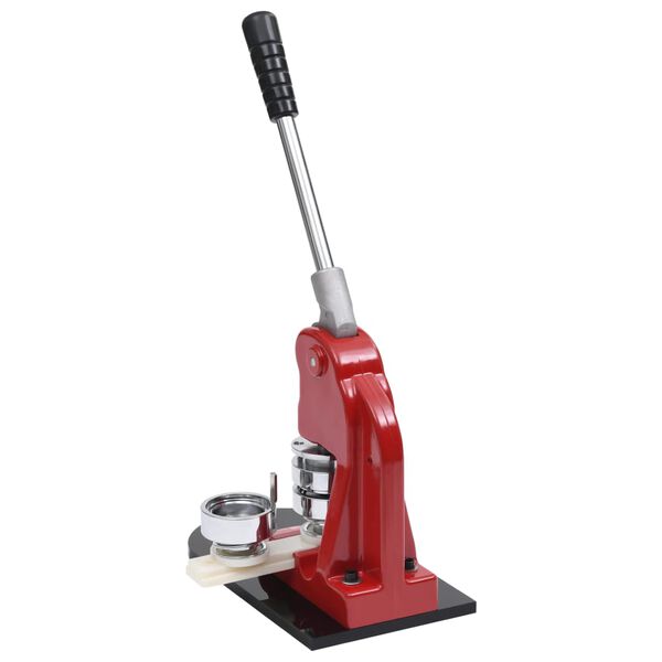 vidaXL Máquina de fazer crachás com cortador circular 44 mm