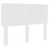 vidaXL Cabeceira Branco Brilhante 150 cm Madeira processada
