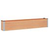 vidaXL Canteiro de jardim elevado Castanho 200 x 30 x 36 cm
