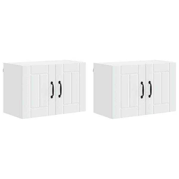 vidaXL Arm&aacute;rio de Cozinha 2 pcs Branco 60 x 31 x 40 cm