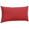 vidaXL Travesseiros de Sof&aacute; 2 pcs Vermelho 80 x 40 cm tecido