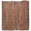 vidaXL Cerca de casca de &aacute;rvore Castanho 100 x 600 cm Corte&ccedil;a