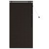 vidaXL Cortina Veneziana Marrom Escuro 70 x 160 cm 35 mm