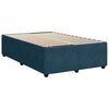 vidaXL Cama boxspring com colch&atilde;o 120x200 cm veludo azul