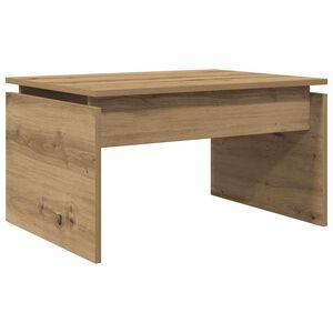 vidaXL Mesa de centro 68x50x38 cm deriv. madeira carvalho artisiano