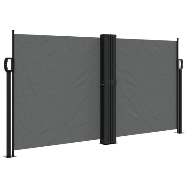 vidaXL Toldo lateral retr&aacute;til 120x600 cm antracite