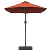 vidaXL Guarda-sol de Jardim Terracota 385 x 209 x 244 cm tecido