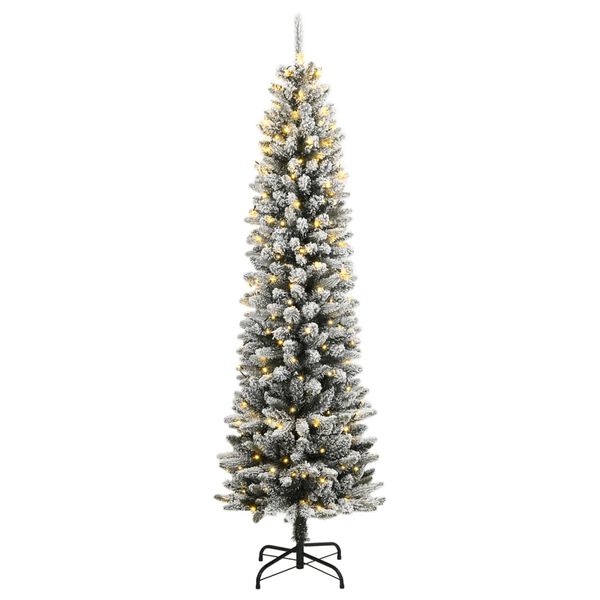 vidaXL &Aacute;rvore Natal artificial c/ 300 luzes LED e flocos de neve 240cm
