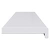 vidaXL Soleira de Janela Branco 120 x 20 x 4,5 cm PVC