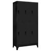 vidaXL Cacifo a&ccedil;o 90x45x180 cm preto