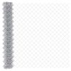 vidaXL Cerca de Malha 10 x 1,6 m A&ccedil;o galvanizado Prateado