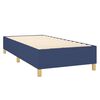 vidaXL Cama box spring c/ colch&atilde;o e LED 100x200 cm tecido azul