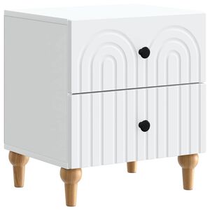 vidaXL Arm&aacute;rio de Cabeceira Branco 43 x 34,5 x 48 cm