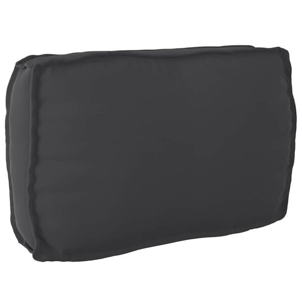 vidaXL Almofada Preto 70 x 40 x 12 cm Tecido Oxford
