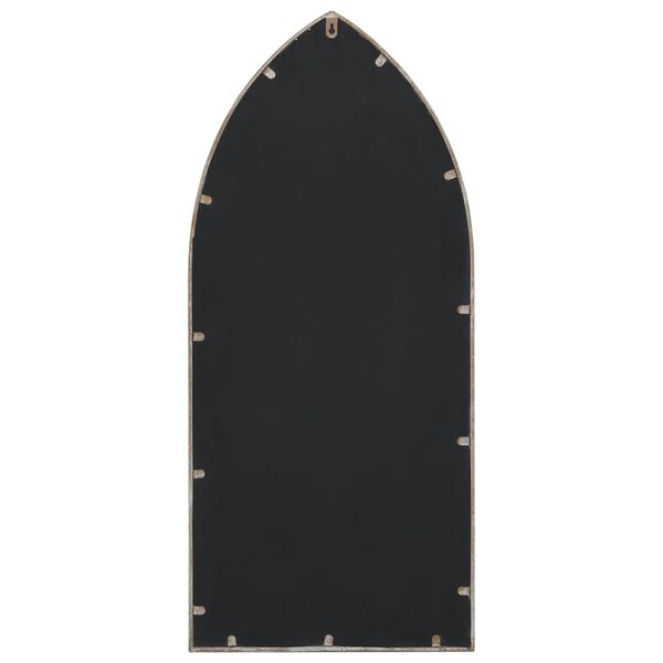 vidaXL Espelho em ferro p/ uso no interior 100x45 cm cor areia