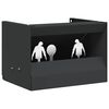 vidaXL Caixa para Armadilha de Balas Preto 29 x 22 x 20 cm A&ccedil;o