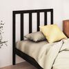 vidaXL Cabeceira de cama 95x4x100 cm pinho maci&ccedil;o preto
