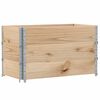 vidaXL Vaso/floreira para jardim 100x50 cm madeira de pinho maci&ccedil;a