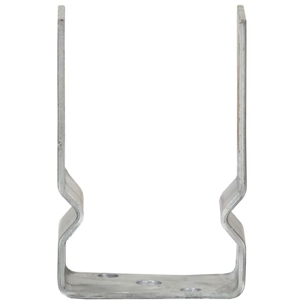 vidaXL &Acirc;ncoras de veda&ccedil;&atilde;o 12 pcs 9x6x15 cm a&ccedil;o galvanizado prateado