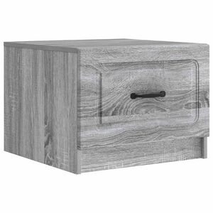 vidaXL Mesa de centro com gaveta Sonoma Cinzento 49 x 50 x 37 cm