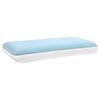 vidaXL Travesseiro para Dormir Branco 70 x 35 x 10 cm Espuma de Gel