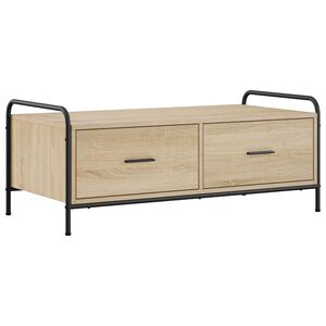 vidaXL Mesa de centro Carvalho Sonoma 99,5 x 49 x 41 cm