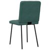 vidaXL Cadeiras de jantar 2 pcs veludo verde-escuro