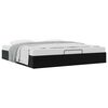 vidaXL Estrutura de Cama Ottoman Preto King size Veludo