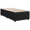 vidaXL Estrutura de cama 90x200 cm veludo preto