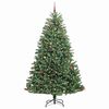 vidaXL &Aacute;rvore de Natal Articulada Artificial Verde 270 cm PVC e Metal