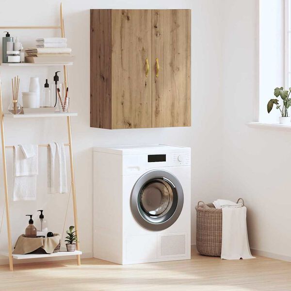 vidaXL Arm&aacute;rio de Parede Carvalho Artesanal 69,5 x 34 x 90 cm